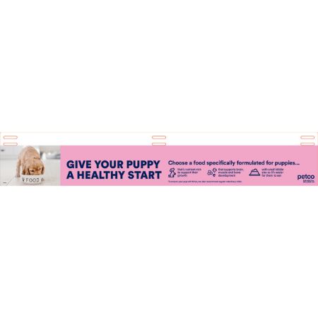 Picture of AUG-24 DG PUP FLEX 48X6 HANGING SGN