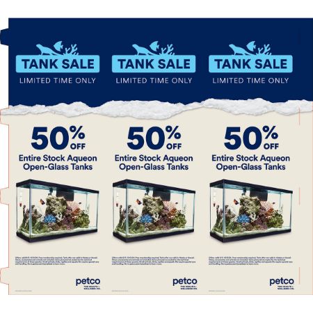 Picture of SEPT-24 TANK SALE 50% OFF ENTIRE STOCK AQUEON OPEN-GLASS TANKS