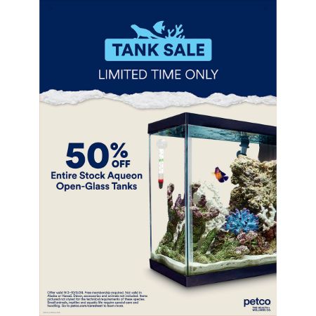 Picture of SEPT-24 TANK SALE 50% OFF ENTIRE STOCK AQUEON OPEN-GLASS TANKS