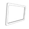 Picture of CLEAR PLASTIC FRAME 11x7