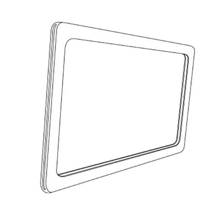 Picture of 11x7 PLASTIC SIGN FRAME - CLEAR Kinter