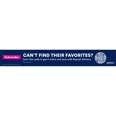 Picture of MAY-25 SHELF TALKER - EUKANUBA