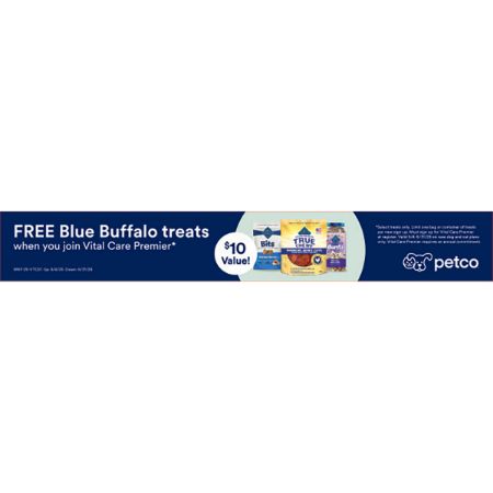 Picture of MAY-25 VITALCARE BLUE TREAT OFFER SHELF TALKER 10pk