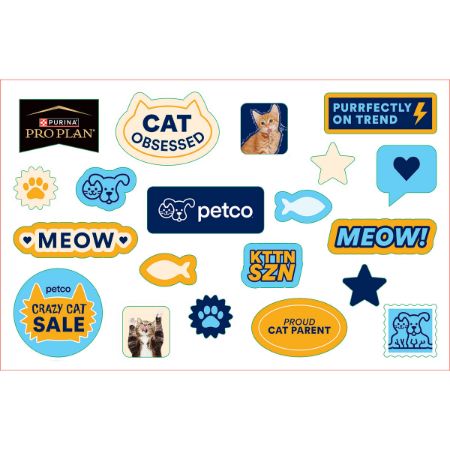 Picture of Cat-25 STICKER SHEETS 100pk