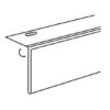 Picture of 4" Height Flip-Up Covered Face Sign Holder
