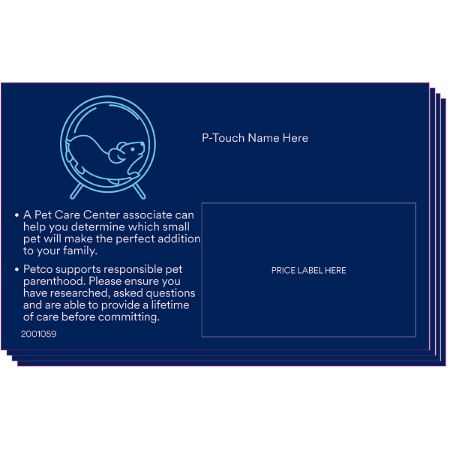Picture of SEPT-25 GENERIC SMALL ANIMAL PHOTO ID (pack 25 same)