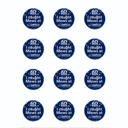 Picture of Mews-25 STICKER SHEET 2” Circles (12 Sheets) 