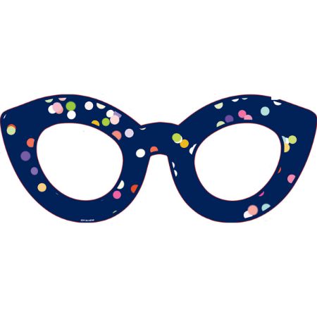 Picture of Mews-25 PHOTO PROP B Cut out Glasses