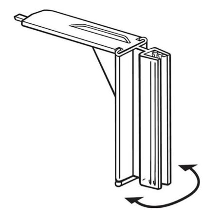 Picture of Shelf-Top SuperGrip Sign Holder 3" w/hinge Siffron