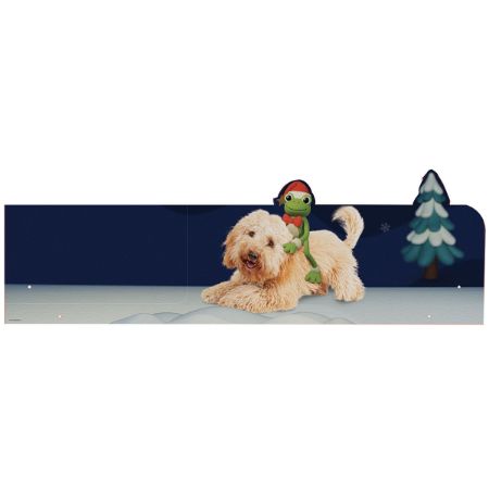 Picture of NOV-25 SEASONAL WALL HEADER C - DOG/FROG