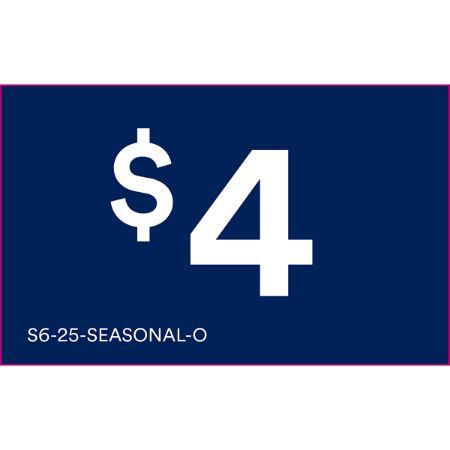 Picture of NOV-25 SEASONAL WALL PRICE LABELS - $4
