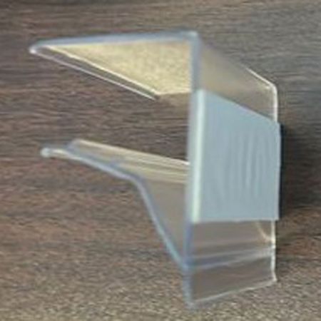 Picture of CUSTOM KINTER 2" CLIP-ON PRICE HOLDER w/gripper removed & FOAM TAPE APPLIED TO FRONT