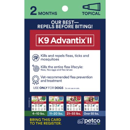 Picture of FEB-26-PB DG PEST 4X6 PROXY CARD-TOPICAL-K9 ADVANTIX II 2M