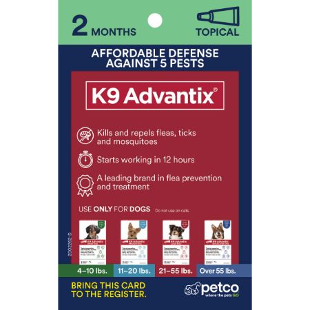 Picture of FEB-26-PB DG PEST 4X6 PROXY CARD-TOPICAL-K9 ADVANTIX 2M