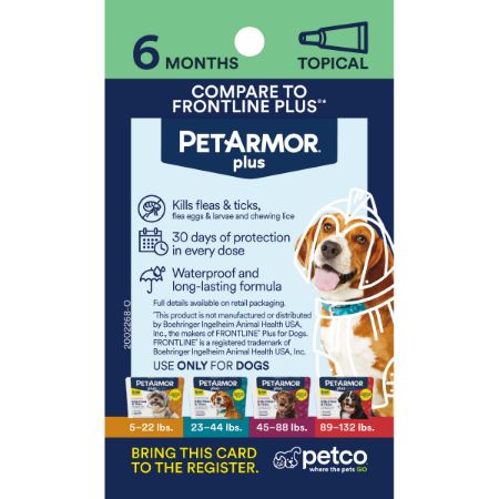 Picture of FEB-26-PB DG PEST 3X5 PROXY CARD-PREVENT-PET ARMOR PLUS 6M