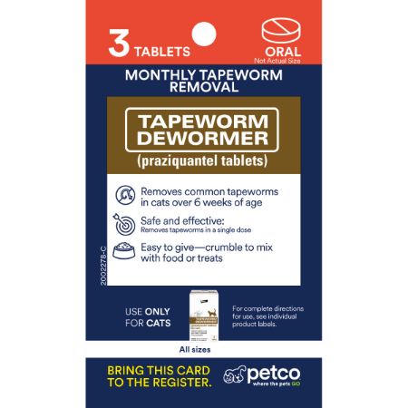 Picture of FEB-26-PB CT PEST 3X5 PROXY CARD-TREATMENT-Tapeworm DEWORMER