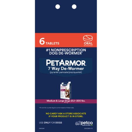 Picture of FEB-26-PB DG PEST 4X6 PROXY CARD-DEWORMER-PET ARMOR 7 MED-BACKER