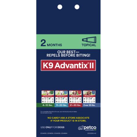 Picture of FEB-26-PB DG PEST 4X6 PROXY CARD-TOPICAL-K9 ADVANTIX II 2M-BACKER