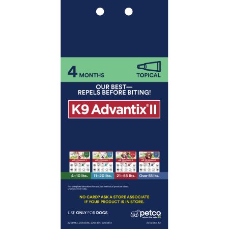 Picture of FEB-26-PB DG PEST 4X6 PROXY CARD-TOPICAL-K9 ADVANTIX II 4M-BACKER