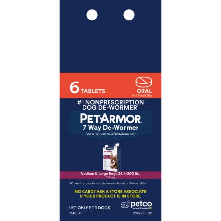 Picture of FEB-26-PB DG PEST 3X5 PROXY CARD-TREATMENT-PET ARMOR DEWORMER MD LG-BACKER