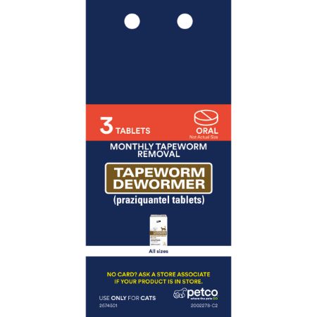 Picture of FEB-26-PB CT PEST 3X5 PROXY CARD-TREATMENT-TAPEWORM DEWORMER-BACKER