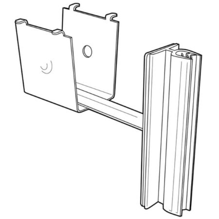 Picture of UNDER-SHELF SPRING-MOUNT GRIPPER SIGN HOLDER w/Hinge