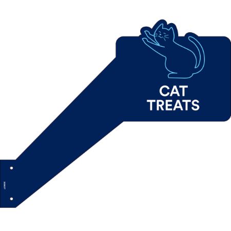Picture of JULY-26 WAYFINDING SIGN: CAT TREATS