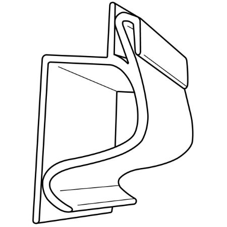 Picture of MULTI-PURPOSE SIGN HOLDER 1-1/4" LONG - CLEAR