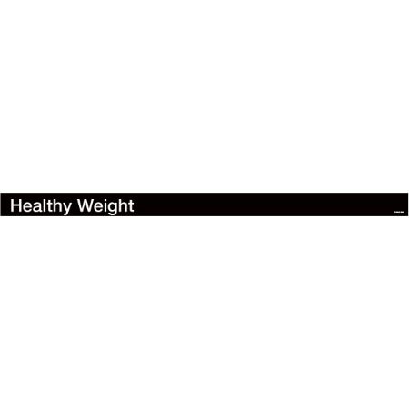 Picture of AUG-26 SHELF STRIP -HEALTHY WEIGHT