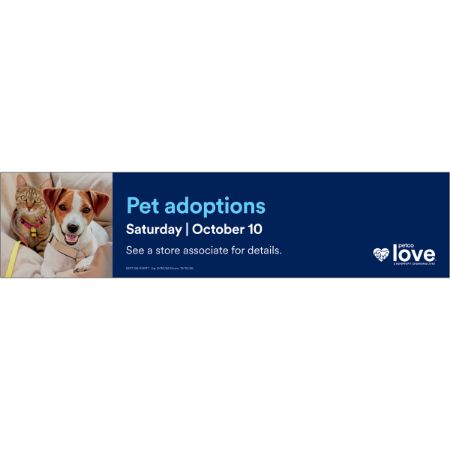 Picture of SEPT-26 EVENTS (10/3 ADOPTION EVENT BRAND TBD & PETCO LOVE)
